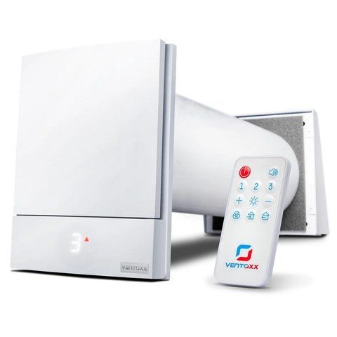Ventoxx Harmony с пультом ДУ и наружной крышкой, воздуховод 0,75м - 75-sm 5904 фото
