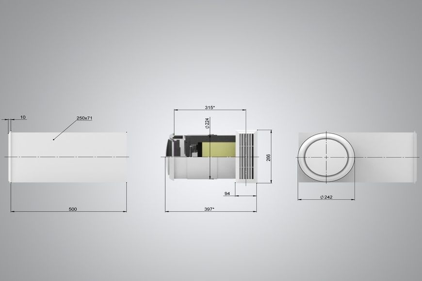 Рекуператор VENTOXX Comfort Invisible с невидимым снаружи монтажом VENTOXX Invisible-1 фото
