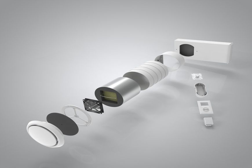 Рекуператор VENTOXX Comfort Invisible с невидимым снаружи монтажом VENTOXX Invisible-1 фото